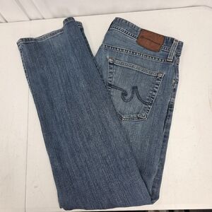 AG Adriano Goldschmied Jeans Men's 36Rx32  The Protégé Straight Leg Blue Denim.